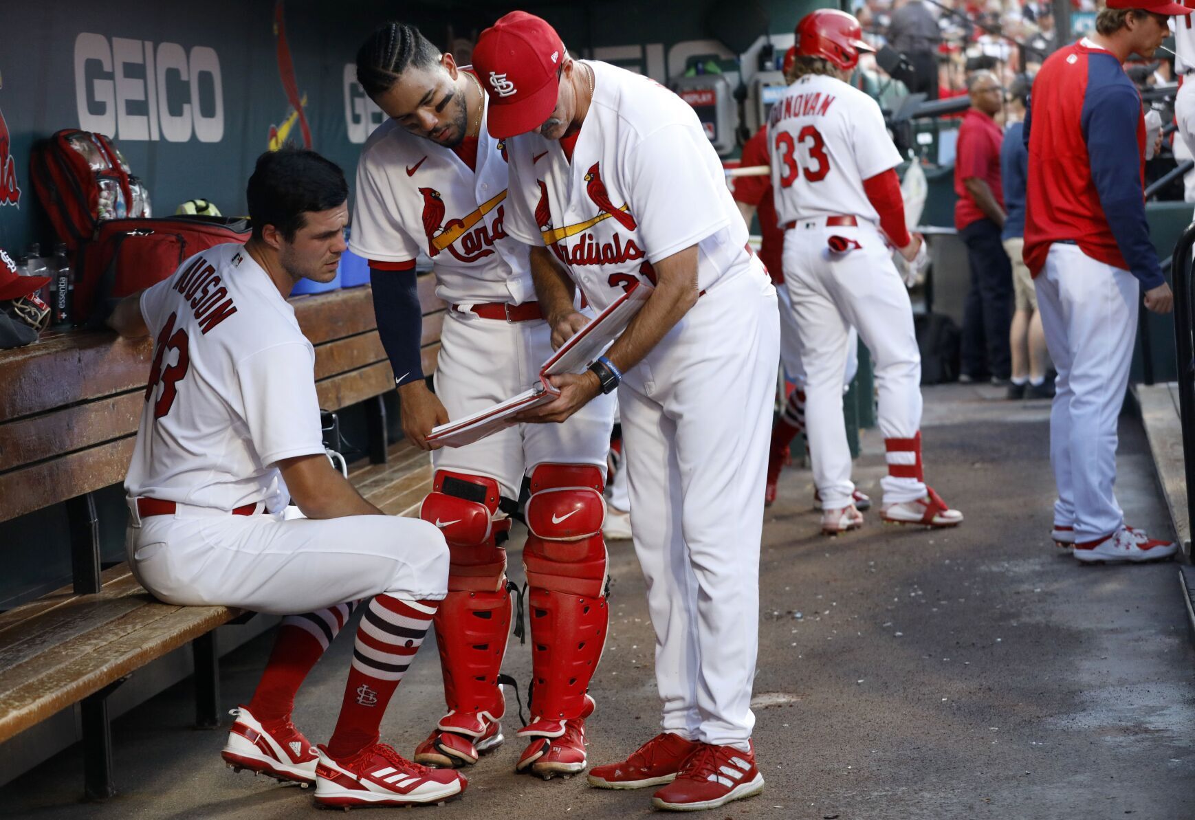 Game 2 of St. Louis Cardinals and Miami Marlins series